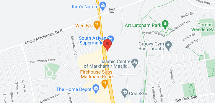 map of #2 -9889 HIGHWAY 48/MARKHAM RD